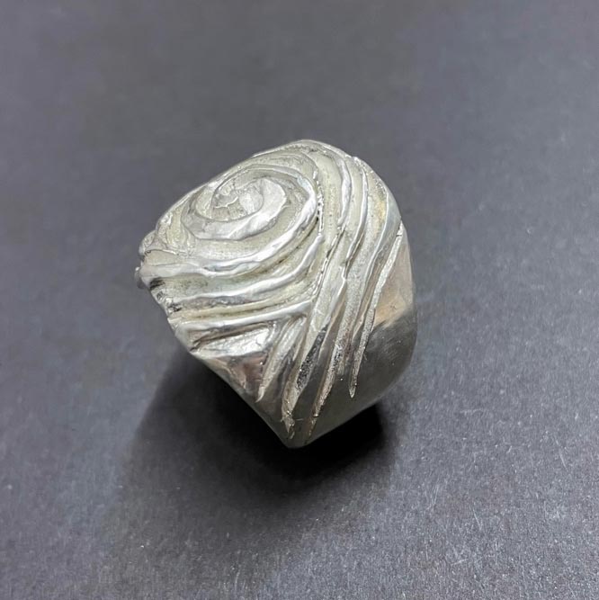 Bague - Grande Spirale - Argent -Taille 55 2 Grande Spirale - argent