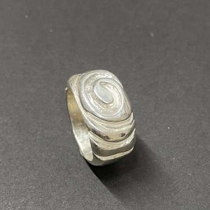 Bague Spirale Epanouie - Argent -Taille 55,5
