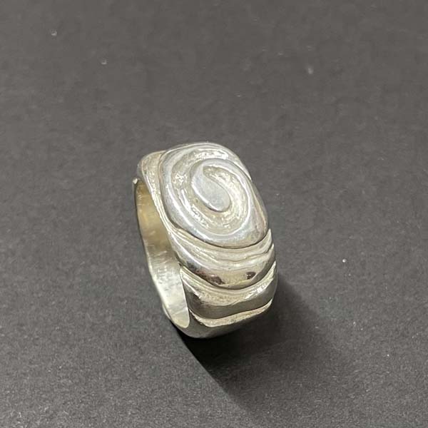 Bague Spirale Epanouie - Argent -Taille 55,5 1 Bague Spirale Epanouie - Argent -Taille 55,5