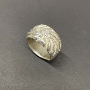 Spirale Rayonnante - Bague Argent -Taille 54