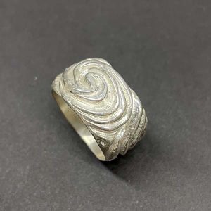 Bague-Spirale Fine - Argent -Taille 54