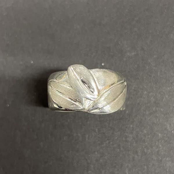 Bague 3 Feuilles - Argent -Taille 56 5 Bague 3 Feuilles - Argent -Taille 56 – Image 5