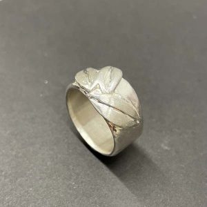 Bague - 3 Feuilles - Argent -Taille 57