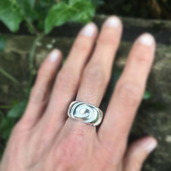 Bague Spirale Epanouie - Argent -Taille 55,5 6 Bague Spirale Epanouie - Argent -Taille 55,5 – Image 6