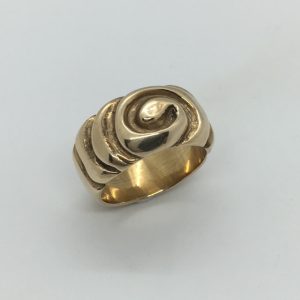 Bague Spirale Epanouie Bronze -Taille 55