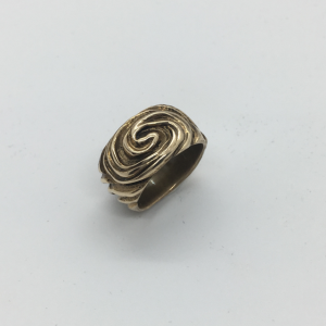Bague Spirale Fine bronze -Taille 52
