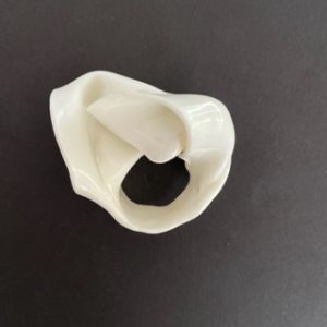 Bague -Loïe - Porcelaine -Taille 54
