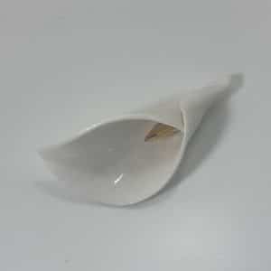 Broche Arum en Porcelaine et Or fin